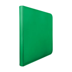 12-Pocket Zippered PRO-Binder - Vivid Green